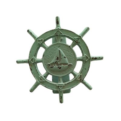 China Iron Decorative Cast Iron Metal Wheel Antique Door Knockers Wholesale for sale