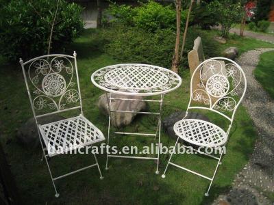 China Garden set outdoor metal furniture for sale