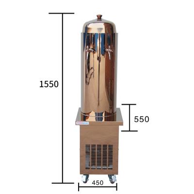 China Supermarket vertical display cooling beer refrigeration equipment showcase 60L for sale