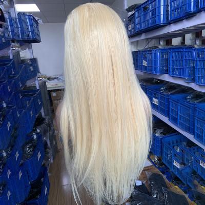 China Full Body Wave 613 Lace Wig Hair, Brazilian Blonde 613 Full Lace Hair Wig, 40 Inch Virgin Human Hair 613 Full Lace Wig for sale