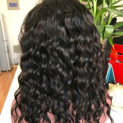 China Human Hair Full Lace Wigs Long Glueless Wig High Quality European Hair Wig Wavy Cuticle Aligned Hair for sale