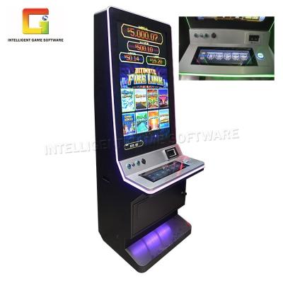 China Newest 2021 Metal+acrylic+wood coin operated video slot machine cabinet 43 inch touching monitor IDECK panel control for sale