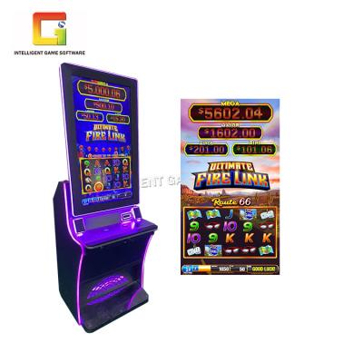 China Metal+acrylic+wood newcomer 43 inch touch screen coin button video skill development games slots game machine for sale