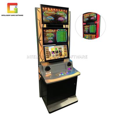 China Metal+acrylic+wood Colorful Lights Game Machine Buffalo Touch Screen Slot Coin Operated Cabinet for sale