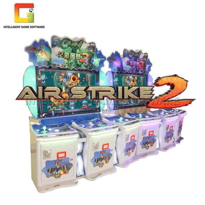 China Custom Video Arcade Game Coin Operated Rate Air Strike 3P 6P Adjustable White Cabinet Victory Machine for sale