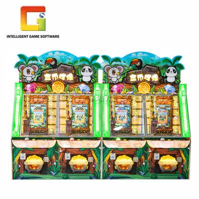 China Coin Push Game Arcade Machines Coin Pusher Amusement Victory Adjustable Rate Custom Sticker And Logo for sale