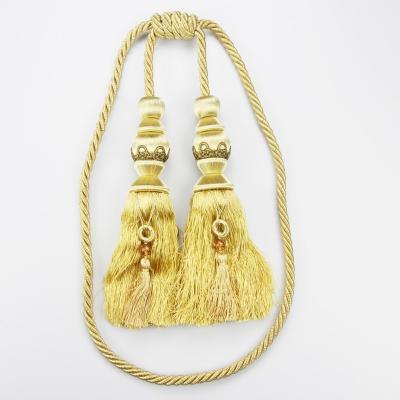 China Curtain Tiebacks Tassels Tieback Curtain Rope Hanging Accessory for sale