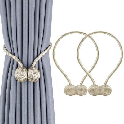 China Simple classic magnetic curtain return tie, hooks, curtain tieback for sale