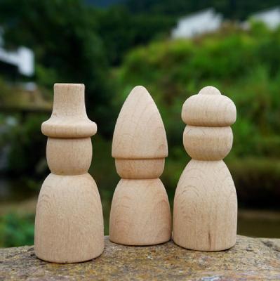 China Contemporary Modern Kitchen Furniture Mushroom Round Drawer Pulls Wooden Cam Cabinet Handle Knobs for sale