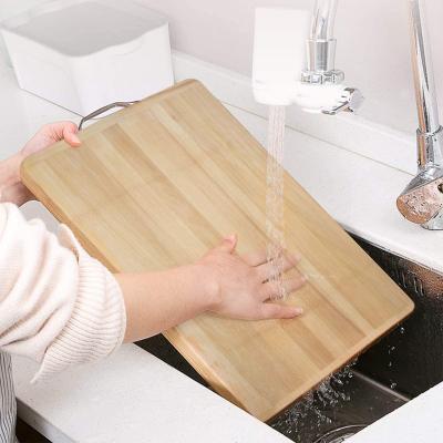 China 2021 Large Disposable Food Grade Kitchen Disposable Pizza Thick Durable Cut 100% Natural Cutting Plate Bamboo Cutting Board for sale