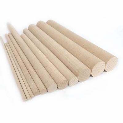 China Table Cane Legs Support 2021 High Quality Round Wooden Finger Rods and Custom Craft Sticks for sale