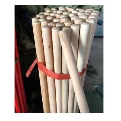 China For broom 25mm wooden rods 28mm wooden polen high quality wooden rod finger rod for sale