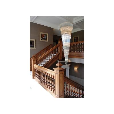 China China Contemporary Simplicity Fashion Modern Antique Design Staircase Solid Wood Railing for sale