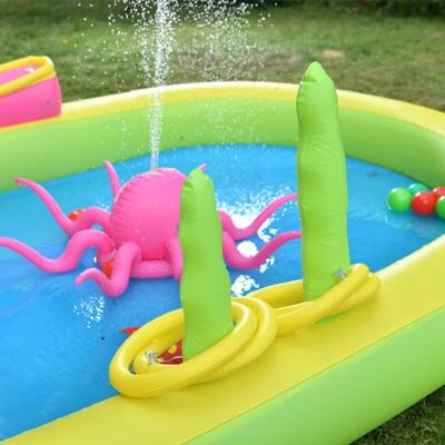 China Durable Custom Inflatable Mini Swimming Pool Beach Drinking Water Fun Inflatable Floating Party Toys Outdoor Animal Toy for sale