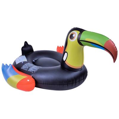 China Wholesale Inground Swimming Pool Children and Adult Vacation Summer Customized PVC Tube Animal Inflatable Lovely Bird Swimming Ring for sale