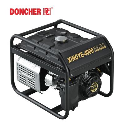 China Small generator provide electric power for home use Gasoline Generator 4000W Chinese Portable 2.8kw 3.2Kva 220V Electric Gasoline Generator Type For Sale Cheap for sale