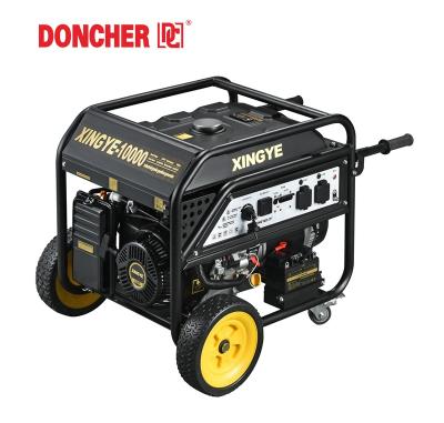 China Small generator provide electric power for home use DONCHER China 8000W Portable Electric Single Phase 8KW 8.5KVA 220V Gasoline Generator For Home Silent Price for sale