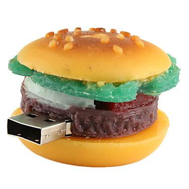 Cina Hamburger 16GB a forma di USB Pendrive in vendita