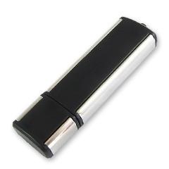 China Rectangle White / Black Plastic USB Flash Drive With High Speed USB2.0 for sale