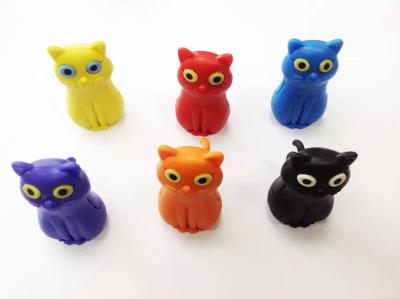 China Cat Shape Customized USB Flash Drive , Cute Animal USB Memory Flash 8GB 16GB for sale