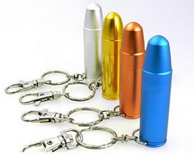 China Colorful Bullet Metal USB Flash Drives 16GB / 32GB With Data Preload / Auto Play for sale