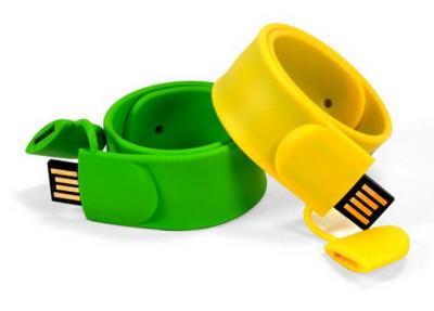 Κίνα Νέο Drive λάμψης Wristband USB σχεδίου με το λογότυπο cOem σιλικόνης USB προς πώληση