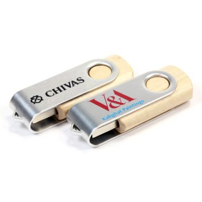 Κίνα 4GB 8GB ξύλινο USB Drive αντίχειρων στροφέων, ξύλινη αστραπιαία σκέψη λογότυπων συνήθειας προς πώληση