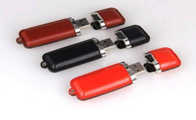 China O disco instantâneo do OEM USB 2,0 de couro coloridos, USB de alta velocidade 2,0 cola 8GB à venda