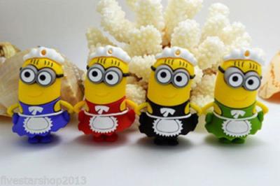 China 8gb 16gb Novelty USB Flash Drives 3D Cartoon Minions Toy Model for sale