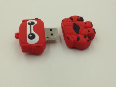 China Red Cute  Novelty USB Flash Drives , USB 2.0 Flash Memory Devices for sale