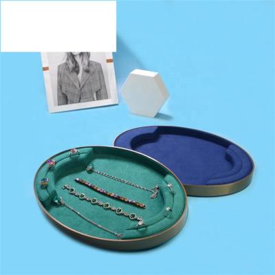 China Jewelry Package China Supplier Oval Jewelry Earring Box Ring Earring Storage Box for sale