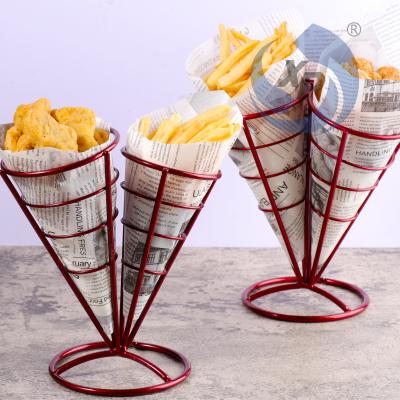 China XINGPAI Stainless Steel Mini Fry Baskets Viable High Quality French Fries Basket Stand for sale