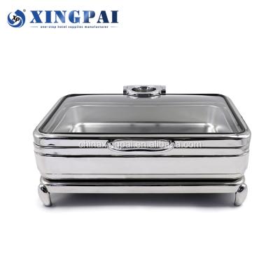 China Customized LOGO XINGPAI LOGO Catering Equipment hot slae dish chafing dishes buffet electric cheffing food warmer for sale for sale