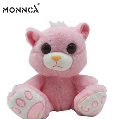 China Big Eyed Fun Bear Kids Plush Bear Toys Custom Made Pink Soft Cute Animal Girls Cute Teddy Bear Toys for sale