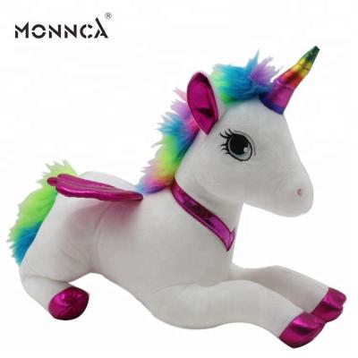 China Gift Or Decorations Popular Creative Stuffed Unicorn With Wing Plush Unicorn Toy for sale