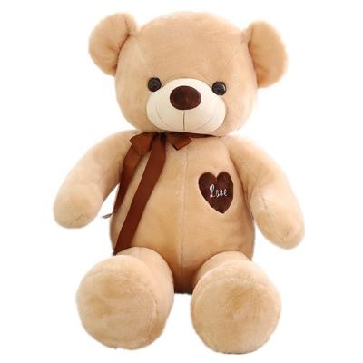 China Gift Party Night Light LED Plush Stuffed Toy 90cm Large LED Teddy Bear With Ribbon for sale