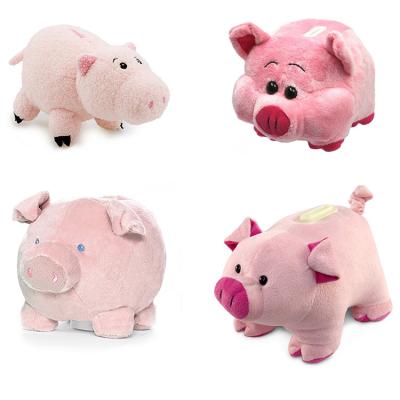 China 2021 Promotion Fashion Stuffed Animal Plush Toy Small Pig Toy With Sunglasses For Kids for sale