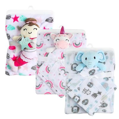 China European and American Fast Delivery Fashion Unicorn Mermaid Elephant Soft Infant Baby Quilt Blanket Cheap Blanket Blanket Set 100% Cotton for sale