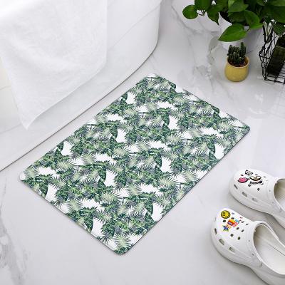 China Non-slip Waterproof Kitchen Mats Custom Floor Mat Nbr Washable Cushioned Soft Back Mat for sale