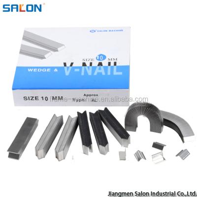 China 10mm Alpha Steel Type V Nails For Frame Joining for sale