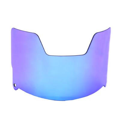 China Newest Crown GY FV090 Rugby Player Helmet Protective Mask Color Mirror Revo American Football Sun Visor for sale