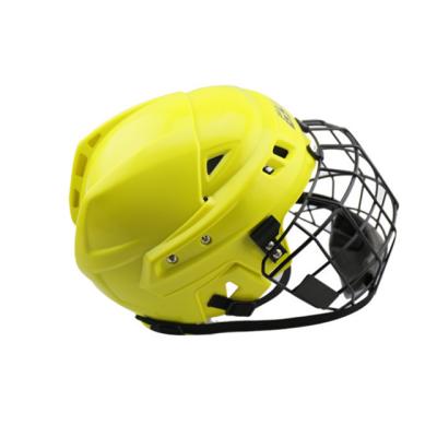 China PP Shell +EPP Liner+TPU Ear Protectors+Wire Cage Fa Whole Sale Screw Ice Hockey Helmet With Foam Coating CE Certificate Ice Hockey Helmet EPP for sale