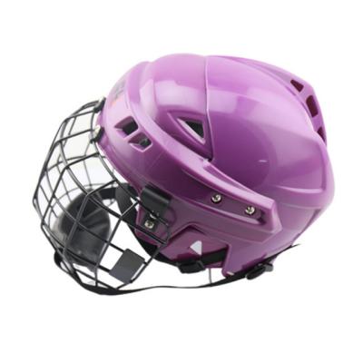 China Good Selling Custom Cage FA Wire Ear Protectors+ PP Shell +EPP Liner+ TPU Visor Screws Ice Hockey Helmet With CE Certificate Ice Hockey Helmet PPE foam liner for sale