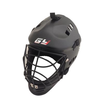 China Safty Helmet Customized ABS Floorball Goalie Helmet With A3-Steel Cage for sale