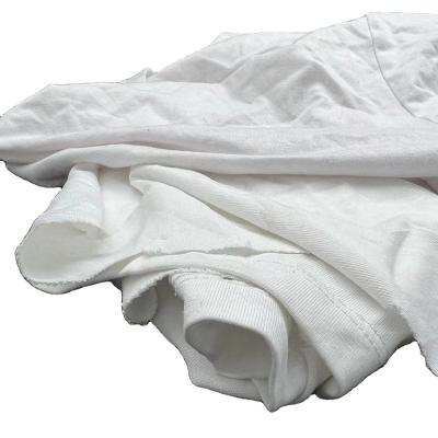 China 1.No Recycled Metal Second Hand Cloth Navy 2023 25-55cm And White Cotton Industrial Rags Box Use Industrial Wiping Rags for sale