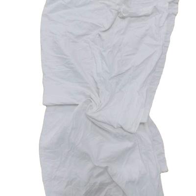 China 1.No Metal Factory Outlet Sheet Cotton White 2023 Cleaning Rags Cut Pieces Recycled White Cotton Cloth Scarps Covering Mopping Rags for sale