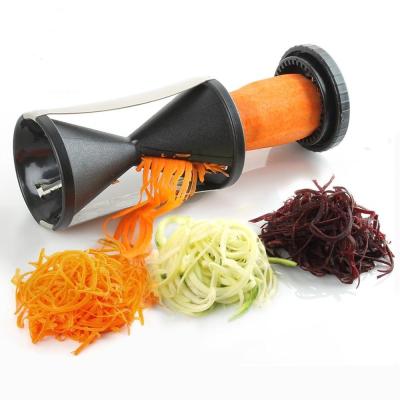 China Hot Selling Viable Spiral Amazon Slicer,Vegetable Spiralizer and Vegetable Cutter Zucchini Pasta Noodle Spaghetti Maker Carrot Slicer for sale