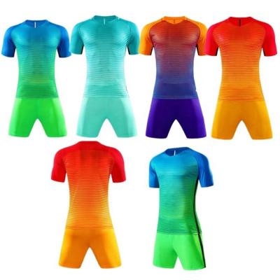 China High Quality Customized Breathable Club Shirt Sets Professional Soccer Football Uniform for sale