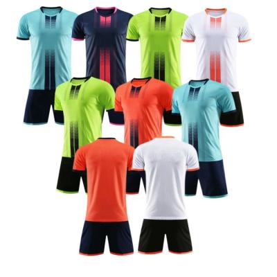 China Good Quality Custom Sets Football Jersey Plain Football Uniform for sale