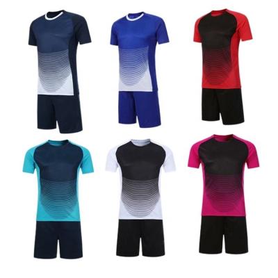 China 2022-2023 Wholesale Soccer Uniform Custom Sublimation SoccerJersey Football Kits sets for sale